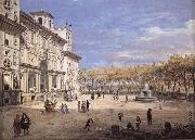 Gaspar Van Wittel The Villa Medici in Rome Spain oil painting artist